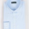 Áo Sơ Mi Xanh Baby Cổ Button Down Bamboo - Ảnh 8