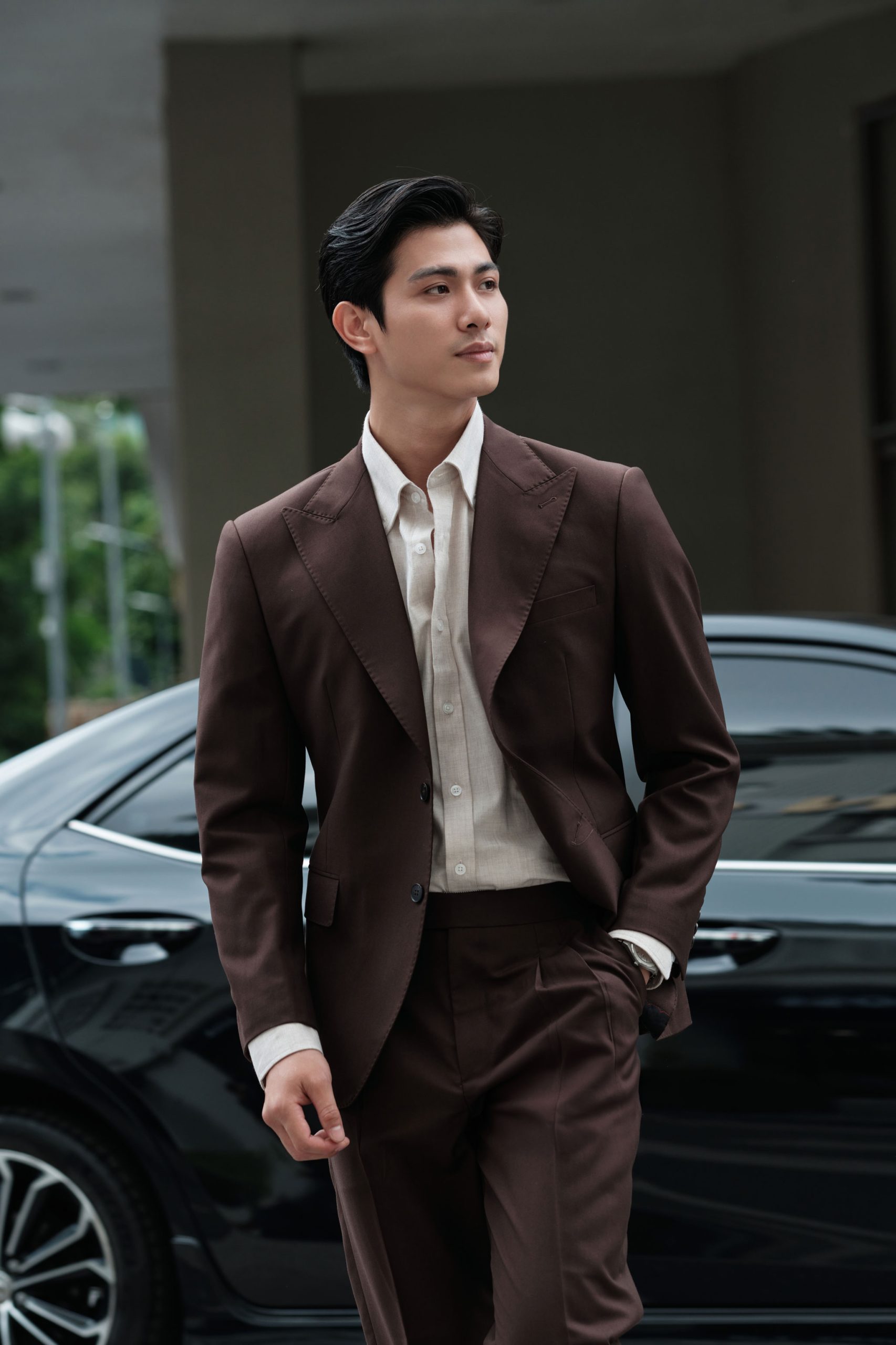 Bộ Suit Brown In Town