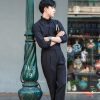 Quần âu đen gurkha công sở cạp cao