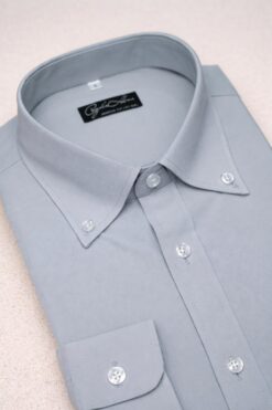 Alternative view of Áo Sơ Mi Xám Cổ Button Down