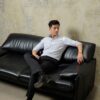 Quần Âu Xám Tối Peaky Sidetab - Ảnh 7