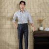 Áo Sơ Mi Kẻ Xanh Premium - Ảnh 5