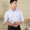 Áo Sơ Mi Nam Cổ Button Down Trắng Premium - Ảnh 8