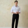 Áo Sơ Mi Nam Cổ Button Down Trắng Premium - Ảnh 5