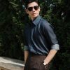 Quần Âu Nâu Đất Sidetab - Ảnh 2