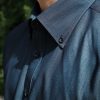 Áo Sơ Mi Denim Cổ Button Down - Ảnh 5