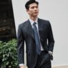 Bộ Suit Navy Wool Xương Cá Ve Nhọn - Ảnh 5