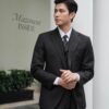 Bộ Suit Đen Ve K - Ảnh 2